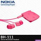 Nokia BH 111 A2DP Music Stereo Bluetooth Headset Pink