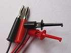   set nickel banana plug to small test clip cable 1m buy it now $ 12 34