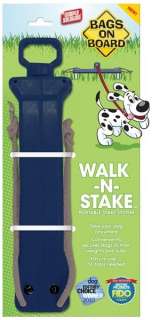 Walk & Stake    Portable Dog Stake System    From Bags on Board 