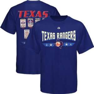  Rangers Shirts : Majestic Texas Rangers Cooperstown Baseball Tickets 