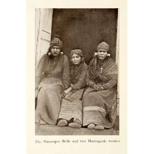  1911 Print Portrait Native Girls Nascaupee Montagnais 