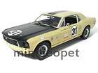 1967 Jerry Titus Ford Mustang GREENLIGHT 1:18 Yellow