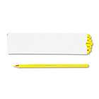 SANFORD 3346 Premier Colored Pencil, Canary Yellow Lead/barrel, Dozen