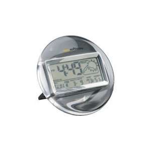  Termo Acrylic and chrome digital clock/weather station 
