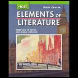 Elements of Literature, Sixth Course (ISBN10 0030424194; ISBN13 