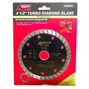  4 1/2 Diamond Blade Turbo Wet or Dry