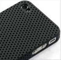 ACCESSORY FOR IPHONE BLACK HARD BACK CASE NEW 4 4G HOLE  