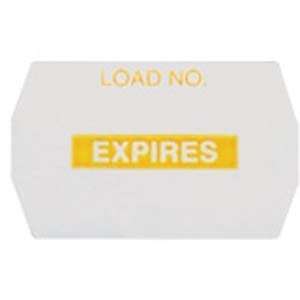  Yellow “ Expires“ Load Record Label Health & Personal 