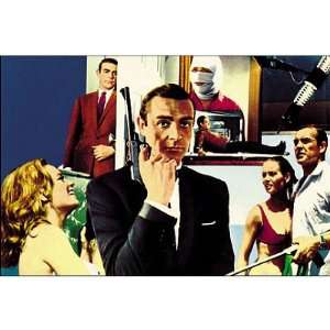  (4x6) James Bond 007 Sean Connery Movie Postcard: Home 