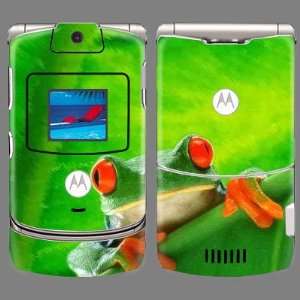  Motorola V3 Green Frog Skin 22394: Everything Else