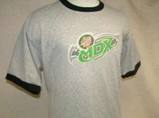 MOUNTAIN DEW MDX t shirt RINGER XL  
