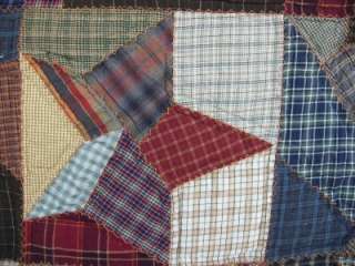 Crazy Square king Hand made Patchwork Quilt  