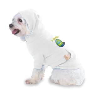 Sarah Rocks My World Hooded T Shirt for Dog or Cat X Small (XS) White 
