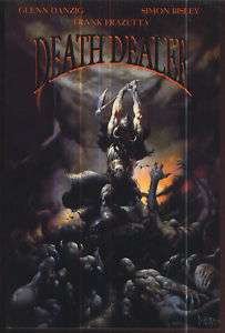 Death Dealer #1 Frazetta cover 1995 Bisley art Danzig  