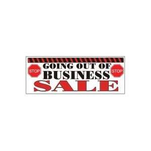 Going Out of Business Theme Business Advertising Banner   Red Going 