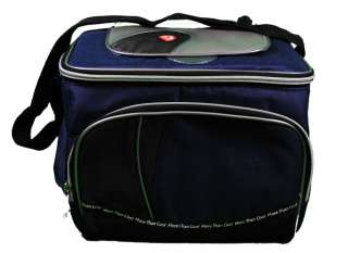 Igloo Soft Sided Cooler Box Bag Navy With Silver 9 Can  
