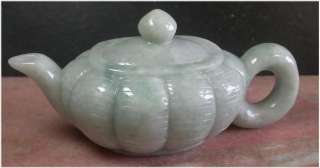  Natural Jade Jadeite Display Tea Pot ** It really can use for Tea Pot