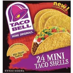 Taco Bell, Mini Shells, 24ct, 6.5oz Box (Pack of 2)  
