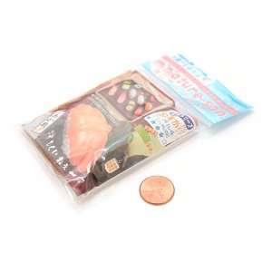    san Craft Molding Sushi Piece Eraser   Ark Shell: Toys & Games