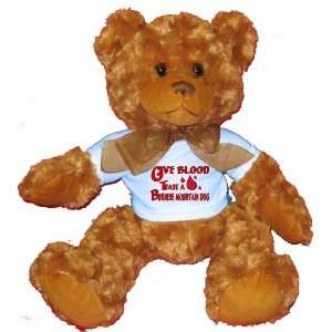  Give Blood Tease a Burnese Mountain Dog Plush Teddy Bear 