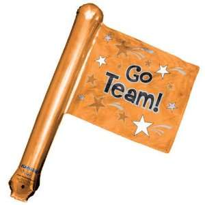  Go Team Orange Rally Flag Shape Toys & Games