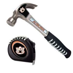   Auburn Tigers Pro Grip Tape Measure and Hammer Set: Sports & Outdoors