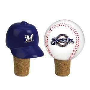    MLB Milwaukee Brewers Two Pack Bottle Cork Set: Sports & Outdoors