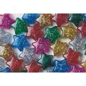  Glitter Star Beads 10mm, 1/2 Lb (Bag of 450) Toys & Games