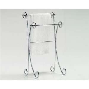  Taymor Chrome Two Tier Curled Fingertip Towel Valet