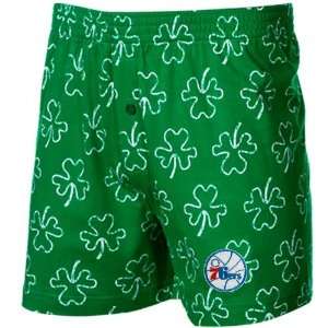   76ers Kelly Green Limerick Boxer Shorts