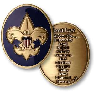 Boy Scout Law Coin