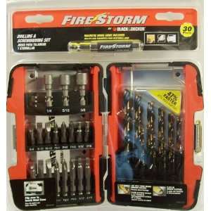   Decker Firestorm 30 Pc Drilling & Screwdriving Set