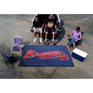  Atlanta Braves MLB Ulti Mat Floor Mat: Sports & Outdoors