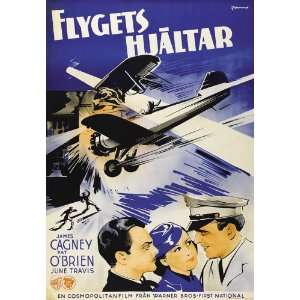  Ceiling Zero (1935) 27 x 40 Movie Poster Swedish Style A 
