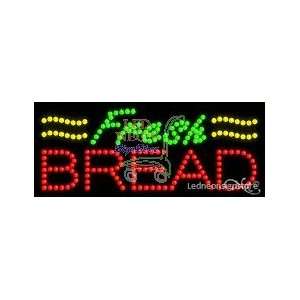 Fresh Bread LED Business Sign 11 Tall x 27 Wide x 1 Deep