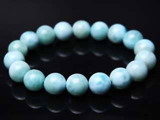 RM72 Dominica Blue Larimar Gemstone crystal gift 10.5 11mm beads 