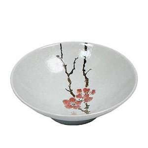  Japanese Red Plum Blossom Bowl
