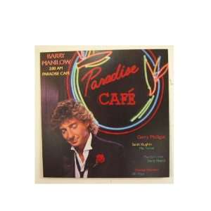  Barry Manilow Poster Paradise Cafe
