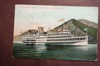 Robert Fulton Day Line Steamer. Old Vintage Postcard  