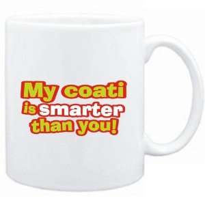  Mug White  My Coati is smarter than you  Animals 