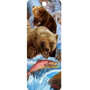  Grizzlys Lunch, 3 D Bookmark with Tassel