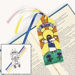  Color Your Own He Lives Bookmarks   Craft Kits & Projects 