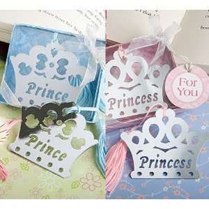    Prince or Princess design book mark favors