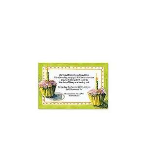  Cupcakes Adult Birthday Invitations: Health & Personal 