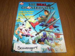 Real Ghostbusters Magazine Winter 1990 RARE OOP Comic  