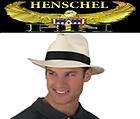 NEW Henschel Hats Safari Fedora Flexible Straw Hat Dres