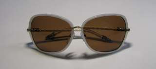 NEW CHROME HEARTS TAG TEAM WHITE/BROWN ZEISS SUNGLASSES LEATHER 
