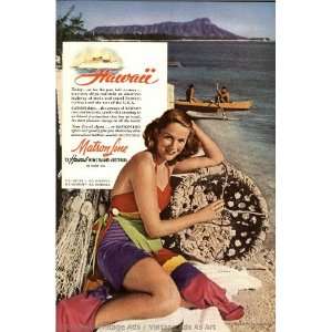 1941 Matson Hawaii Vintage Ad 