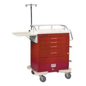   Medical Emergency Cart 12 Panel, Breakaway Lock: Office Products