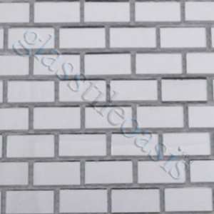   Brick Silver Mirror Bricks Glossy Glass Tile   13415: Home Improvement